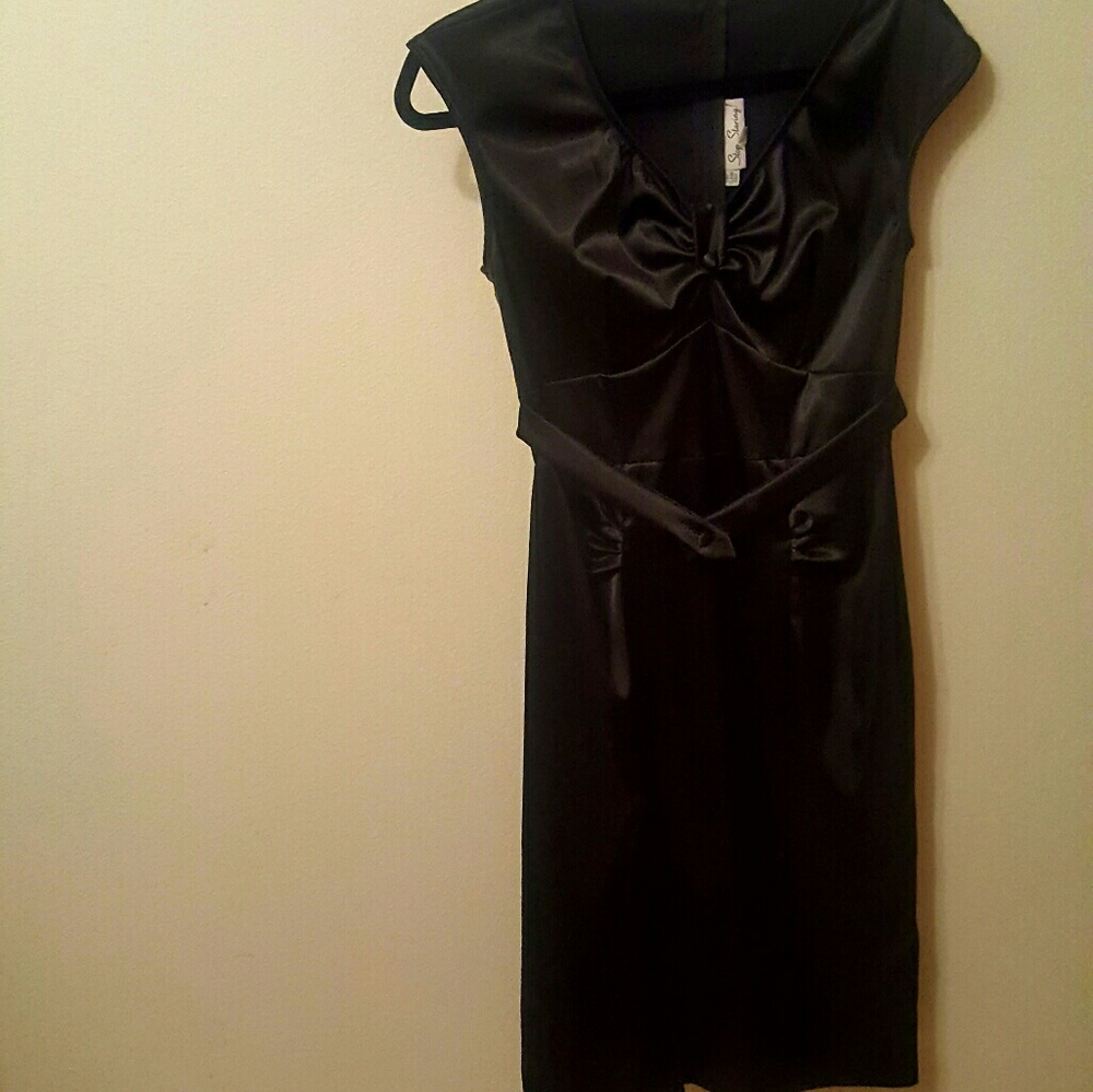 Smokin' Retro-inspired Black Dress- Size L & M