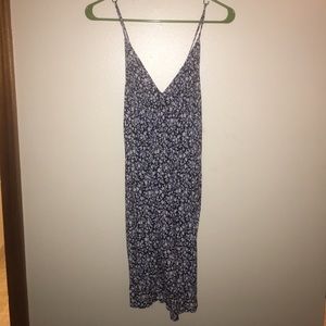 Navy Floral Abercrombie Dress