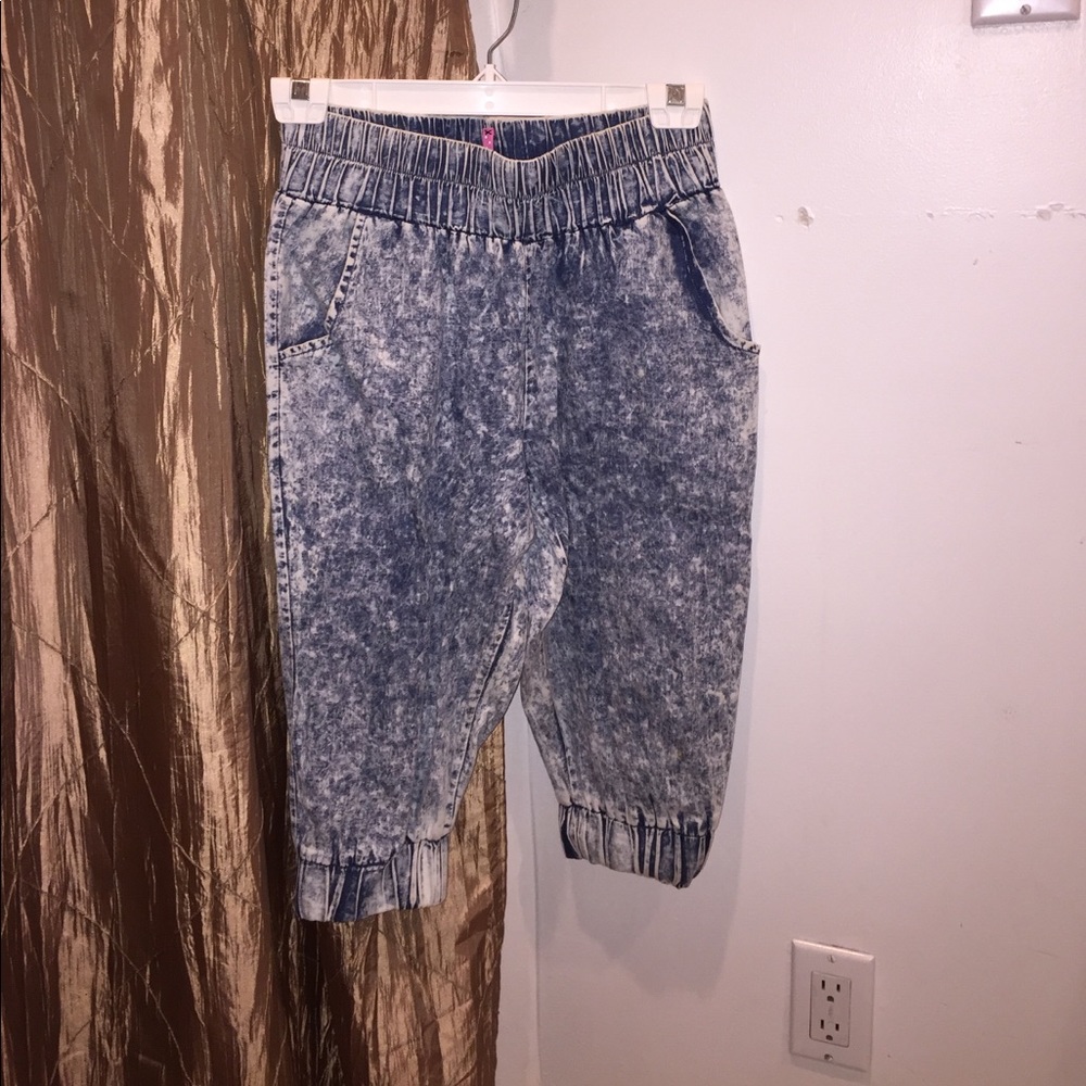 Jean jogger capri