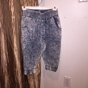 Jean jogger capri