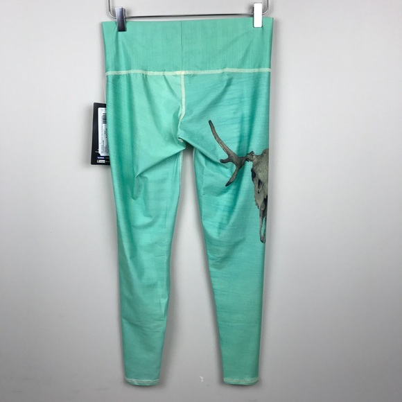 [Teeki] Deer Medicine Hot Pant Yoga Leggings New L - Picture 3 of 8
