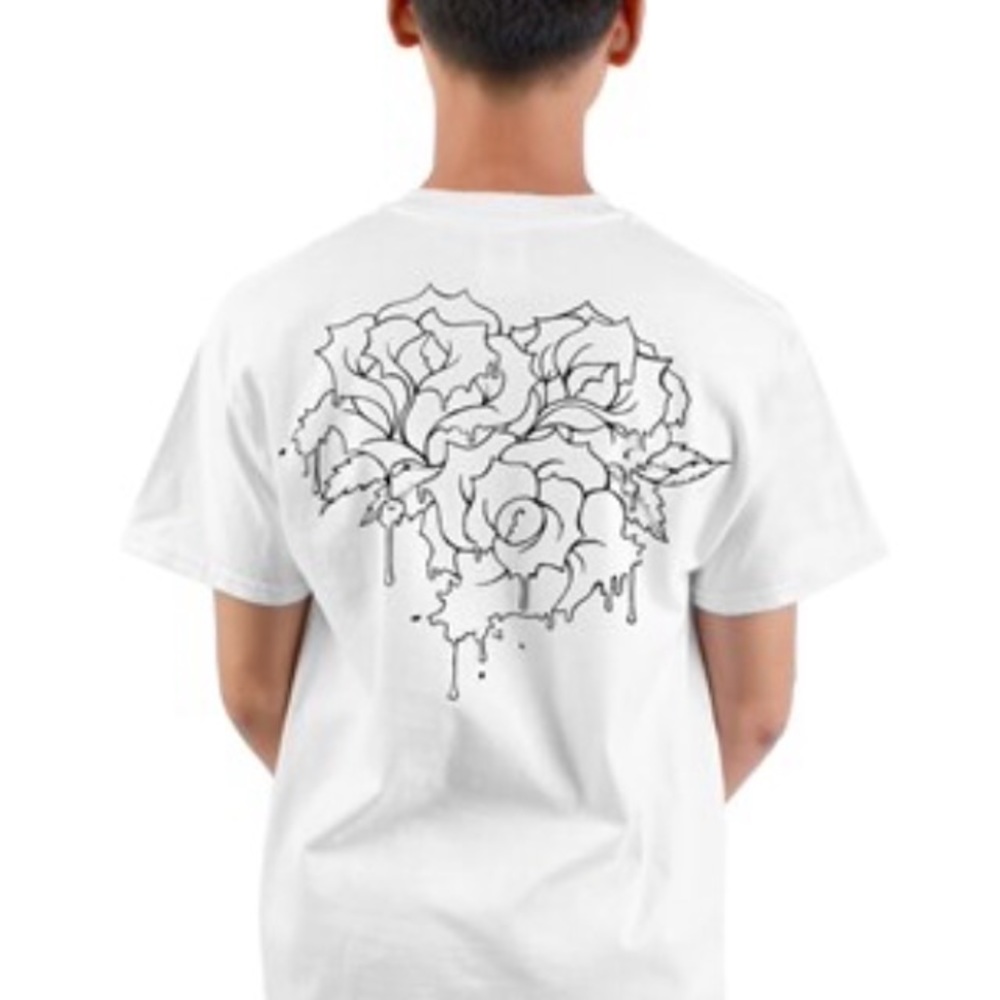 White rose Stitched Shirt