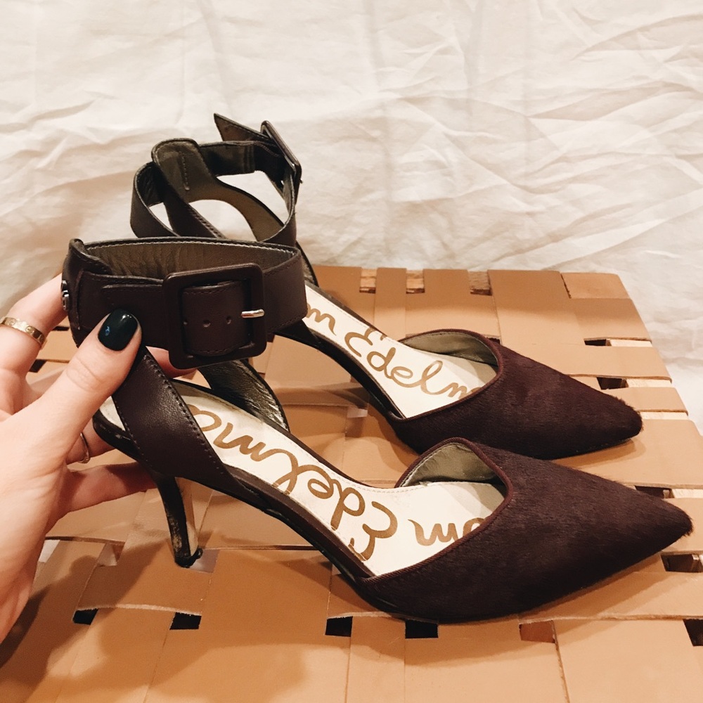 Sam Edelman ankle strap heel