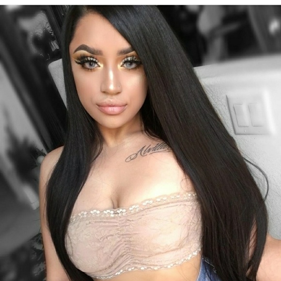 Dark Brown Yaki Beauty LaceFront Wig 22-24inch