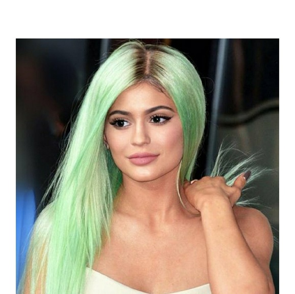 Ombre Mint Green LaceFront Wig 22-24inches