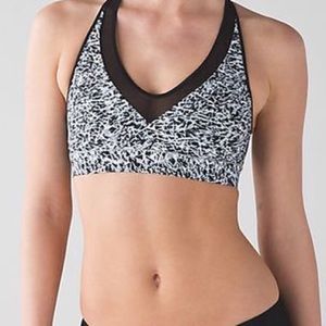 Race with Me Top. Include pads Color: Grey/Black