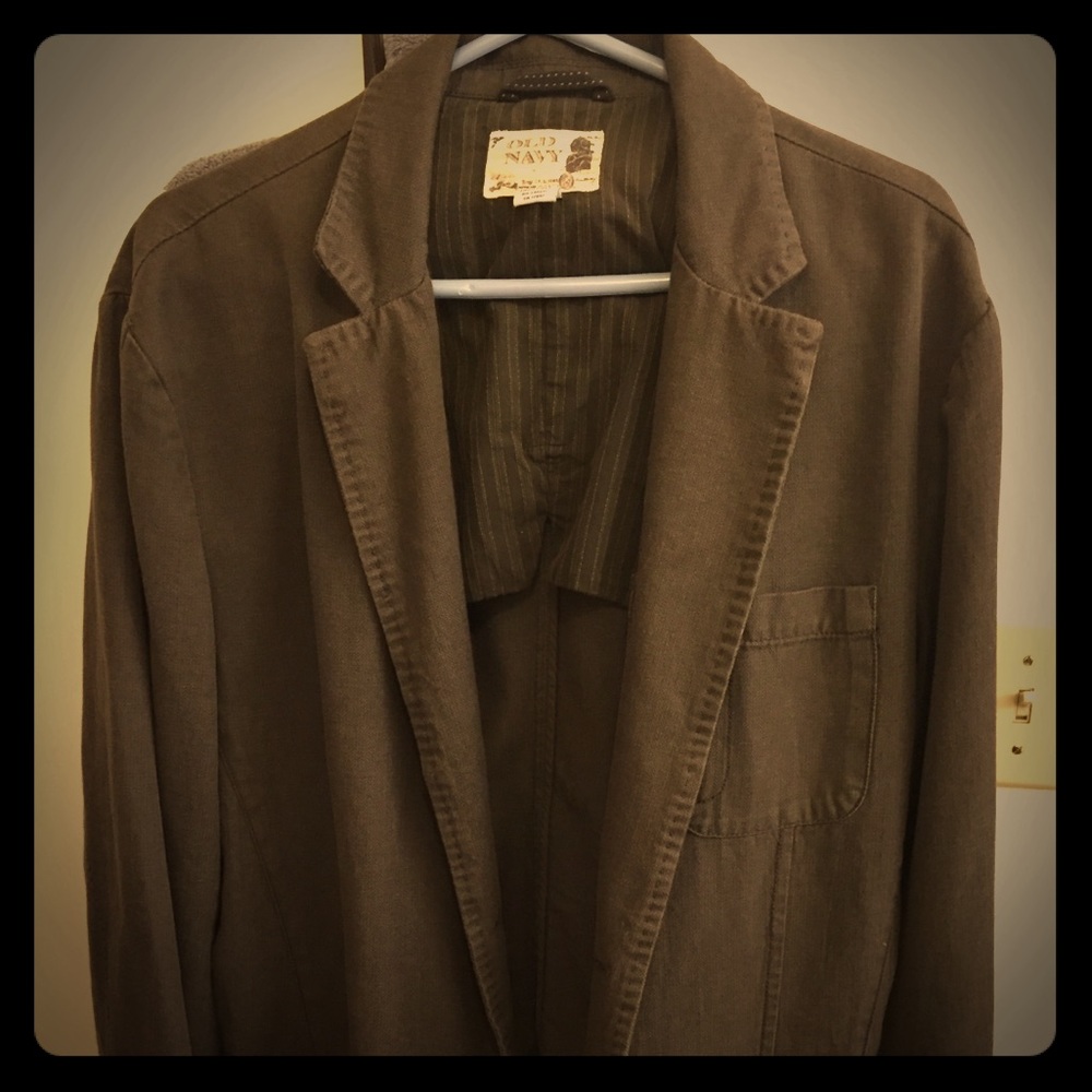 Old Navy unstructured textured blazer jacket