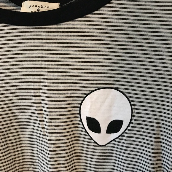 Striped Alien Top - Picture 2 of 2