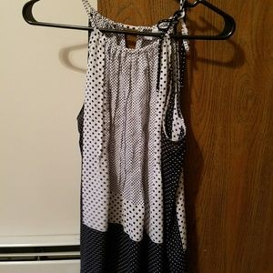 NY&Co polka dot blouse