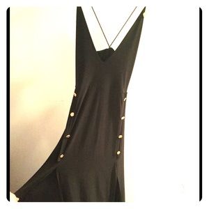 Slinky black dress