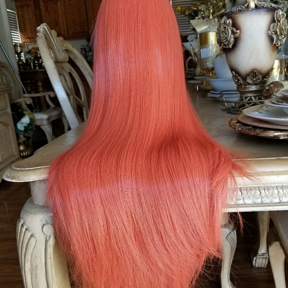 Pumpkin Orange Beauty Lacefront Wig 24-26inches main image 4