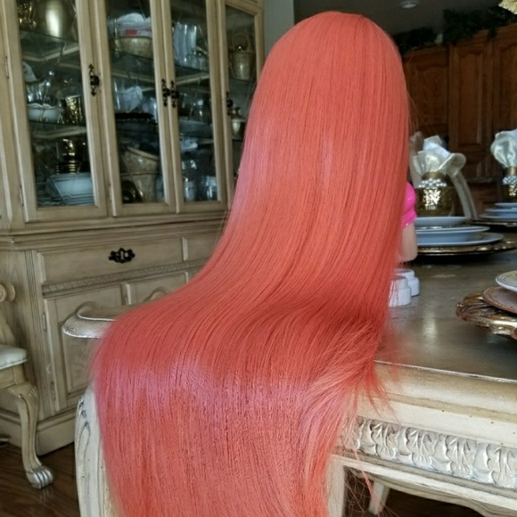 Pumpkin Orange Beauty Lacefront Wig 24-26inches main image 8