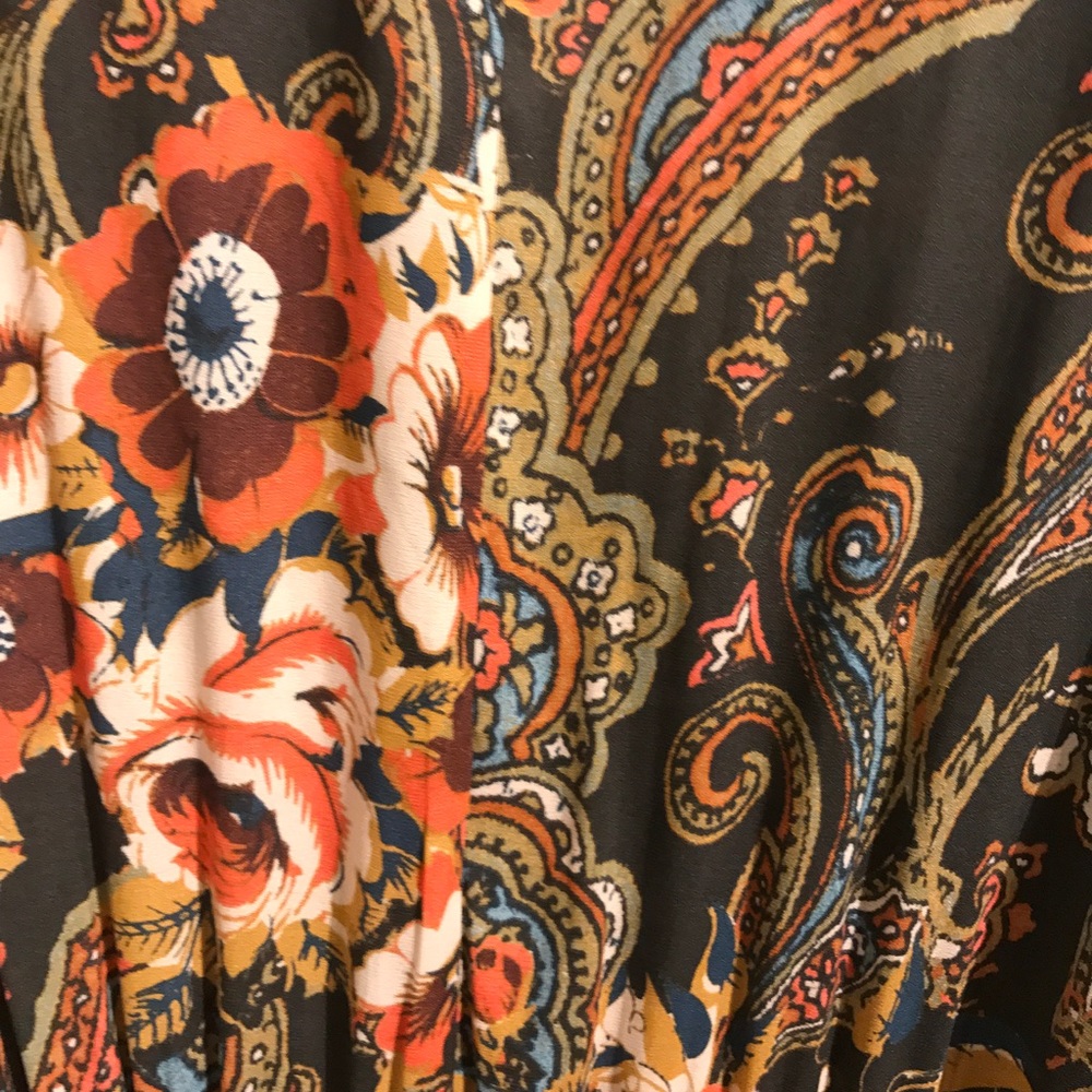 FREE PEOPLE HIGH PLAINS PRINTED DRESS - Picture 5 of 6