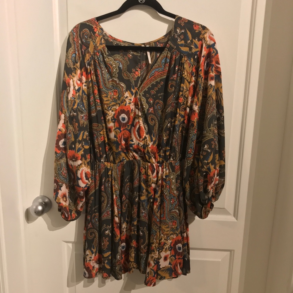 FREE PEOPLE HIGH PLAINS PRINTED DRESS - Picture 6 of 6