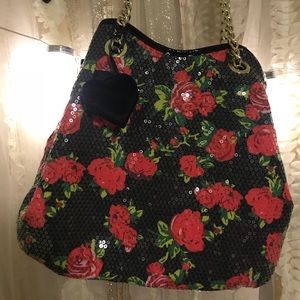 Betsy Johnson Floral Purse