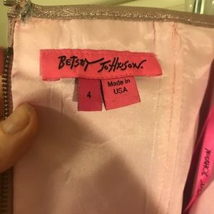 Betsey Johnson strapless prom/ homecoming dress