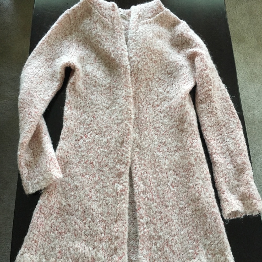 Hooded Long Cardigan Sweater, size Small P - Picture 3 of 8