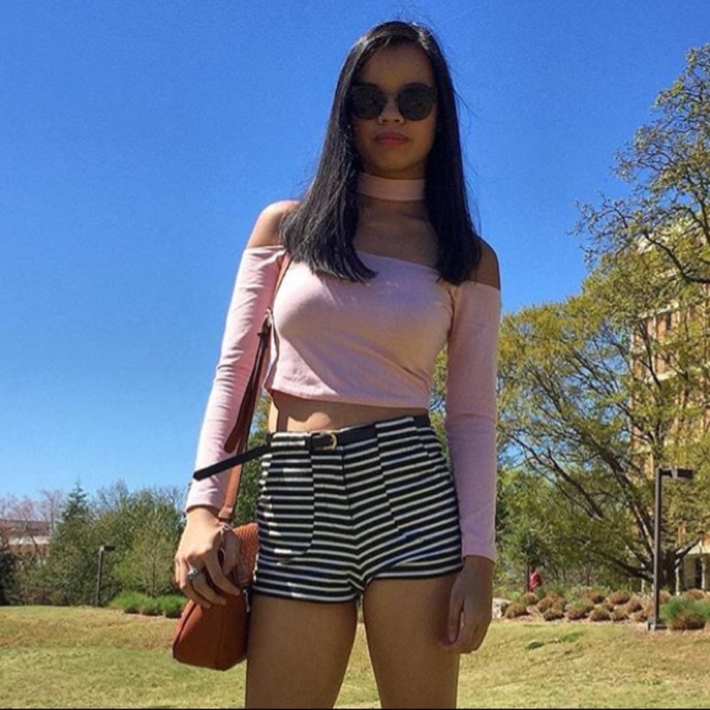 American apparel crop top