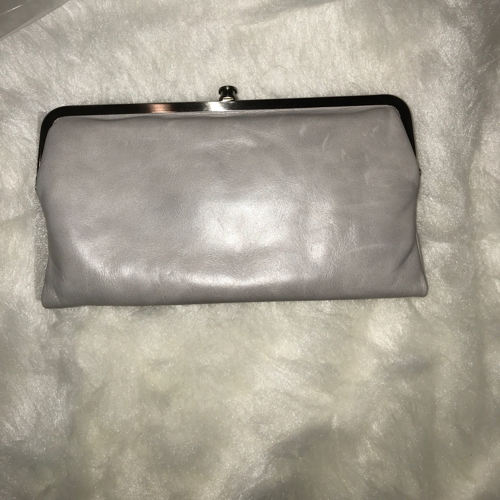 HOBO Lauren Wallet NWT! Cloud gray color!