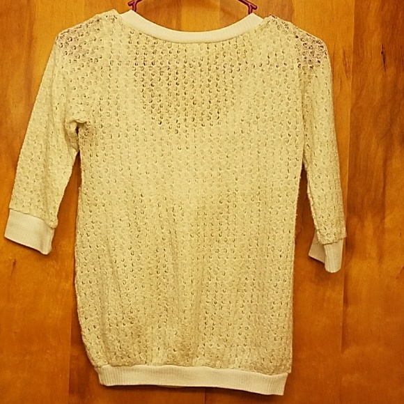 Light cream fall sweater from BKE - Picture 2 of 2