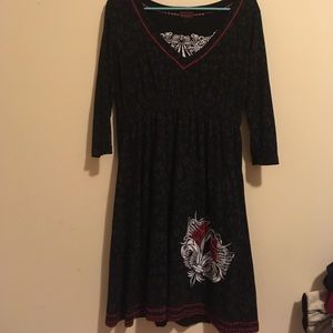 Rock and Roll Cowgirl Black Dress