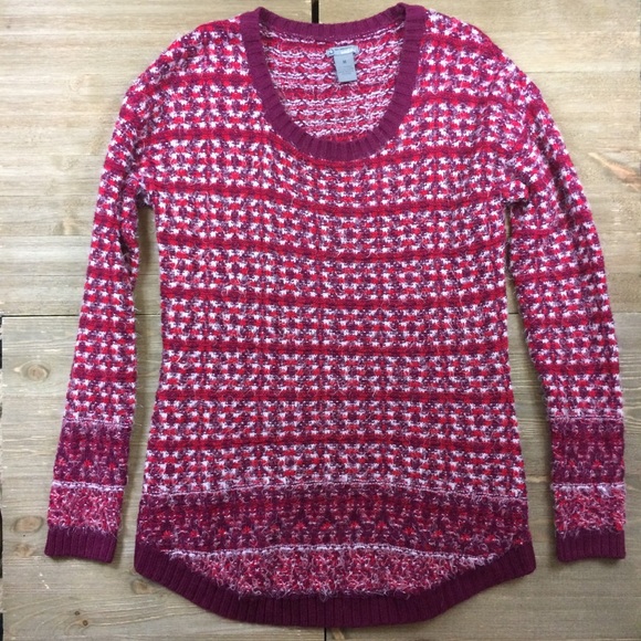 new directions Sweaters - ❄️ ND Weekend Curved Hem Striped Sweater