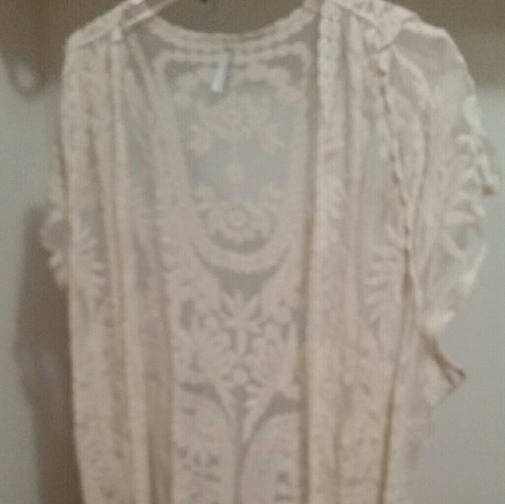Lace duster