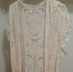 Lace duster