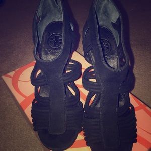 Tory Burch Suede Heels - MAKE OFFERS