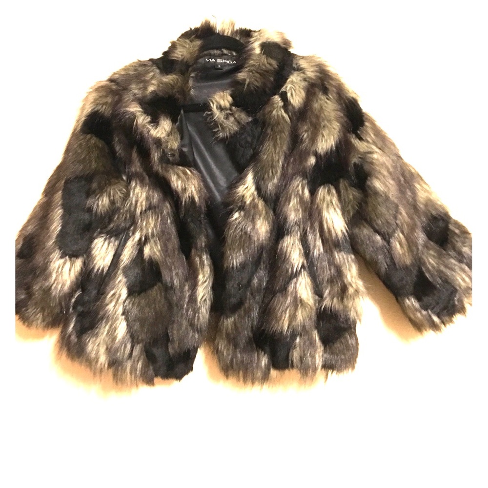 VIA SPIGA Faux fur