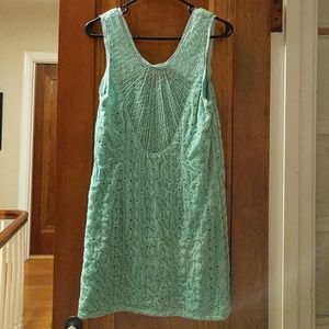 Free People velvet beaded dress