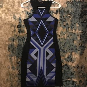 Express Geo Print Dress