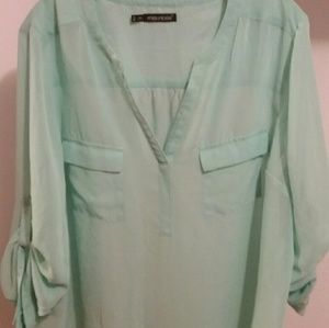 Sheer blouse