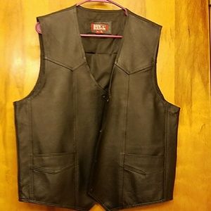 Leather vest