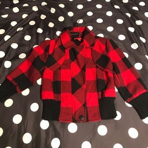 RED & BLACK PLAID COAT❤️