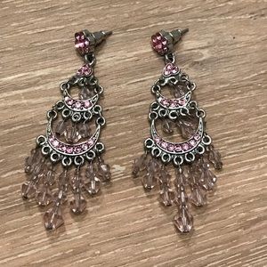 Stunning pink earrings