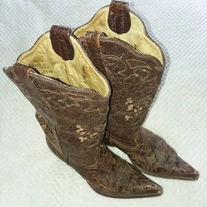 CORRAL Lizard Inlay Snip Toe Exotic Boots