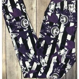 Lularoe Nightmare before Christmas leggings OS