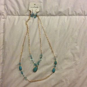 Earrings and Necklace Set!