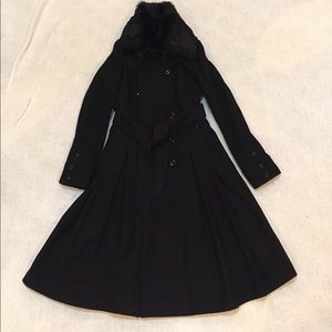 Belted long dressy wool coat!!!