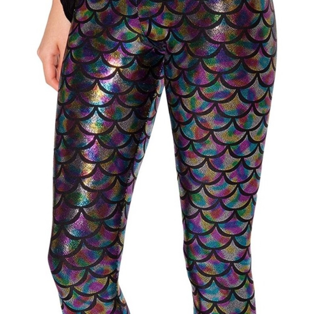 Mermaid print leggings
