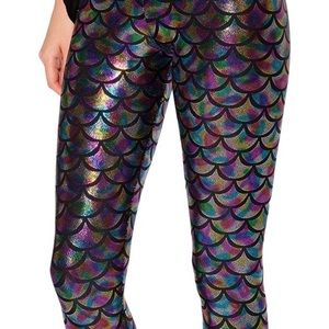 Mermaid print leggings