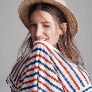 Simple & Stylish ❤️✨💙 Madewell Red/White/Blue Tee