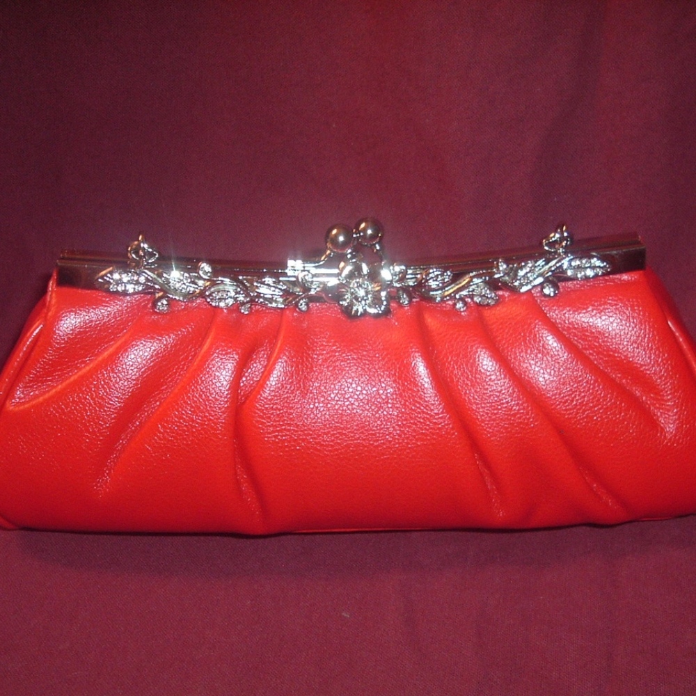 Red Clutch Purse