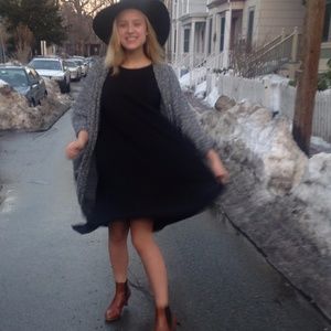 Black American Apparel Mid Length