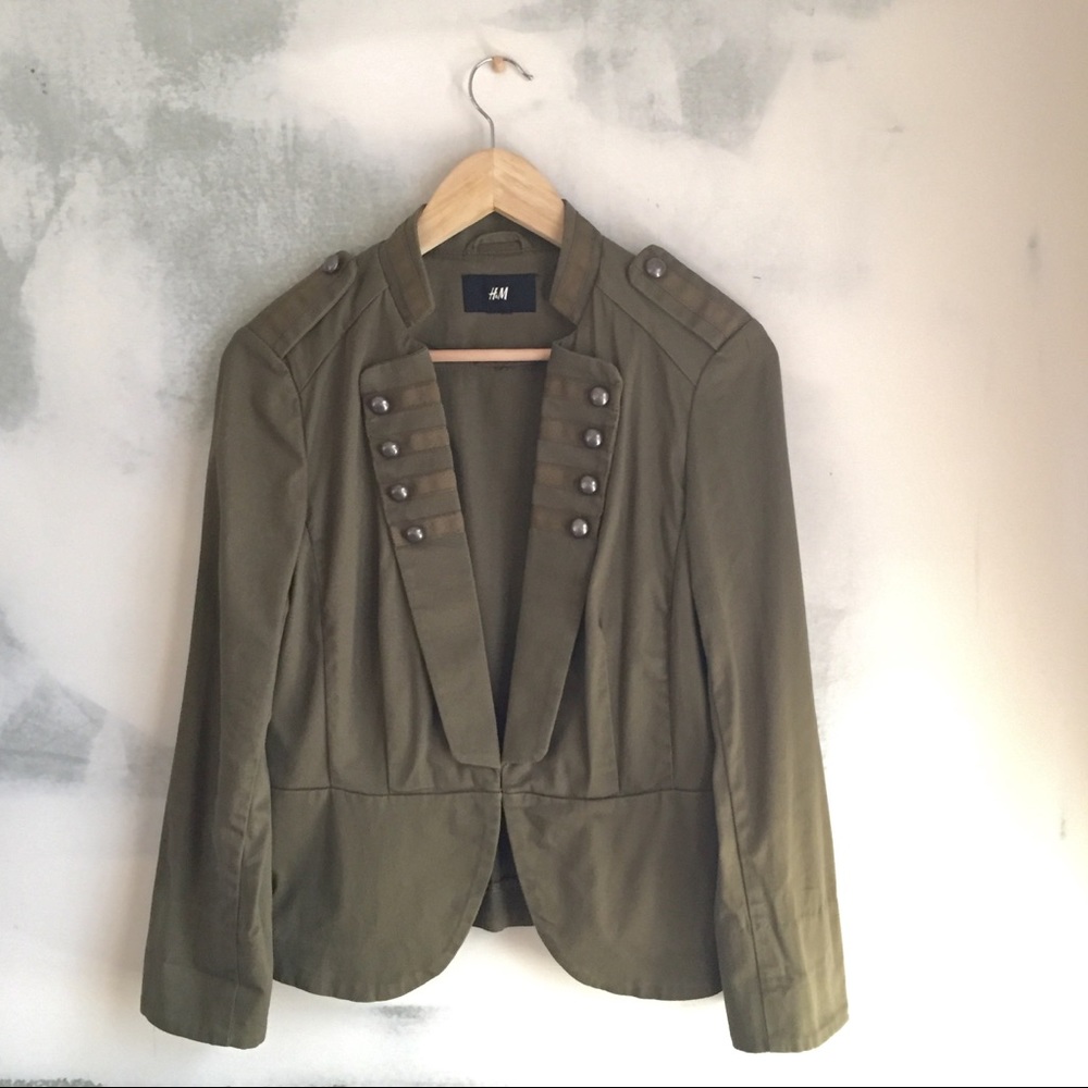Fitted Khaki Jacket