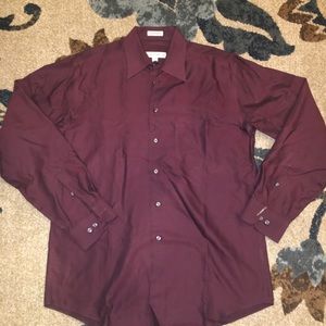 Maroon Dress Shirt