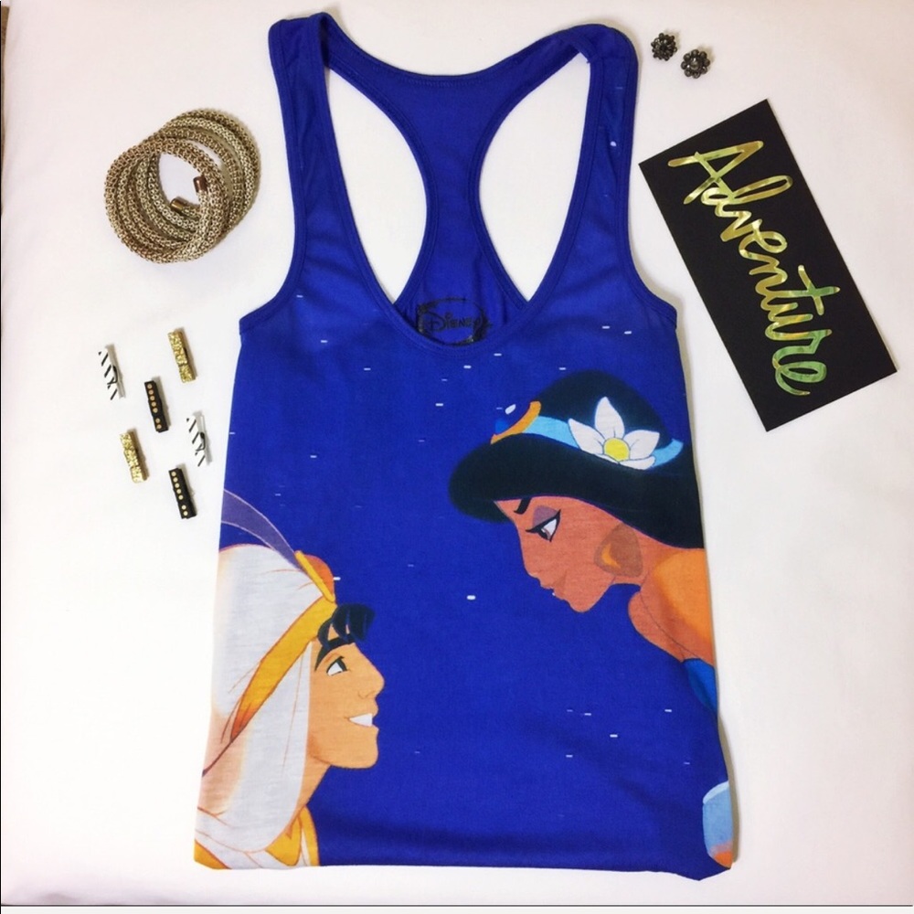  Aladdin & Jasmine magic carpet racerback