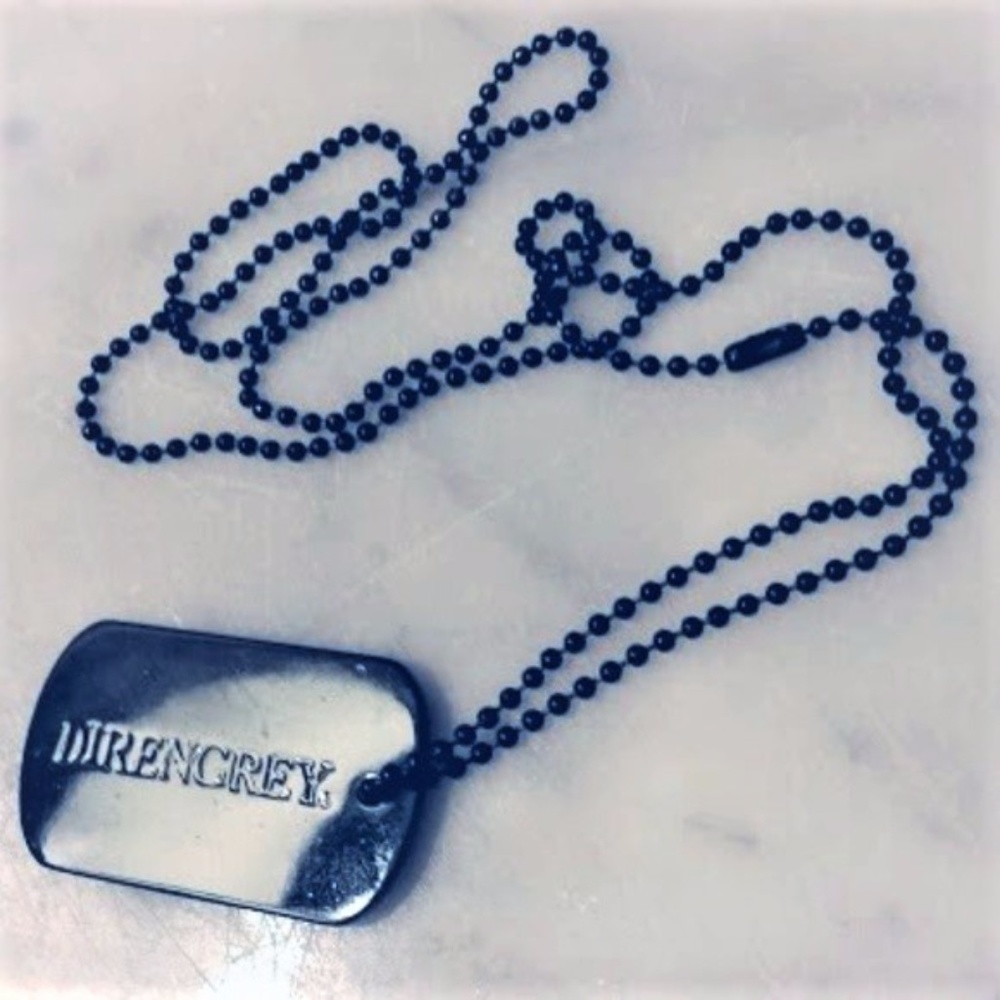 Dir en grey jrock dogtag necklace