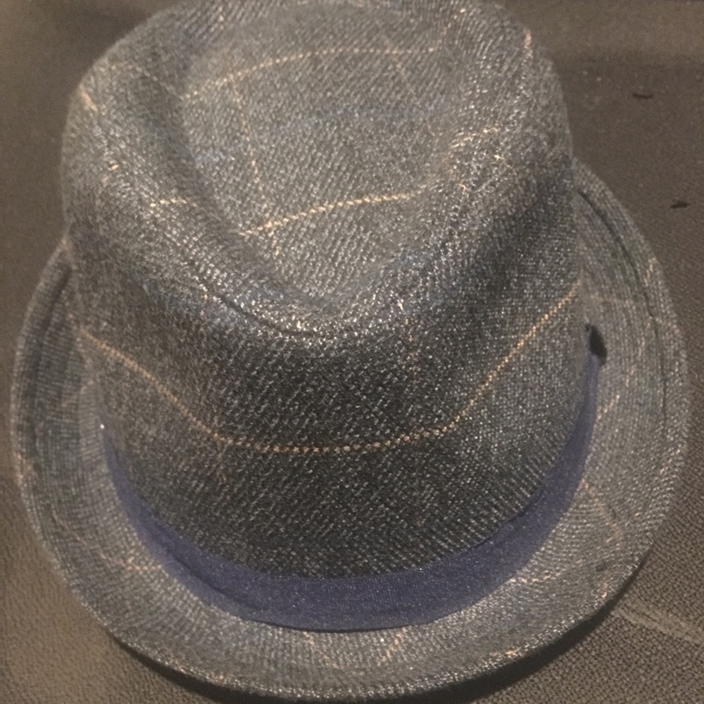 Blue Fedora Hat🦋💜 🎩 NWT David&Young Blue Unisex